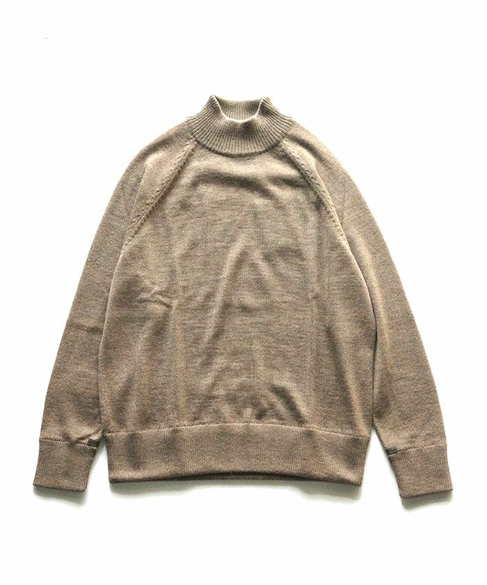 THE INOUE BROTHERS＞Baby Alpaca Mock Neck (TIB23-AL1006ML) | MAKES 