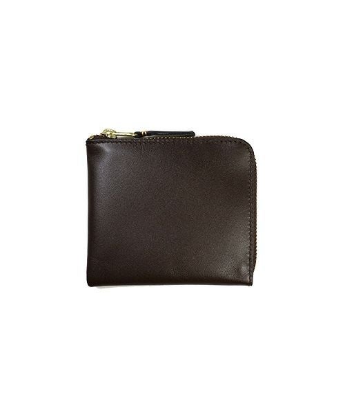 WALLET COMME des GARCONS＞L字型ZIP WALLET(BROWN) | MAKES ONLINE STORE