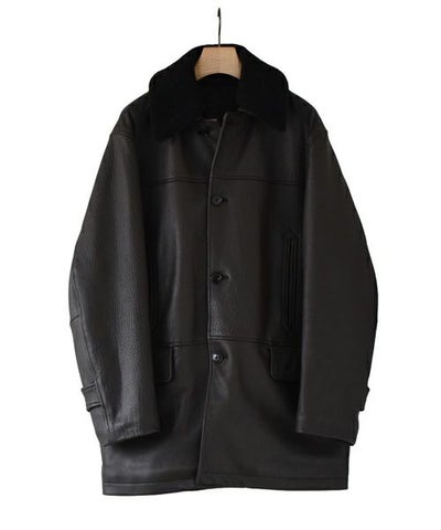 COMOLI＞シープ グレインレザーコート （Y03-04009） | MAKES ONLINE STORE