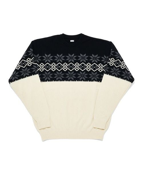 SEQUEL＞NORDIC CREW NECK KNIT (SQ-23AW-KN-03) | MAKES ONLINE STORE