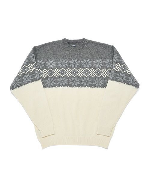SEQUEL＞NORDIC CREW NECK KNIT (SQ-23AW-KN-03) | MAKES ONLINE STORE