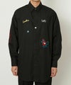 ＜ALMOSTBLACK＞WOVEN EMBROIDERY SHIRTS