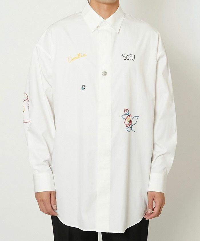 ALMOSTBLACK＞WOVEN EMBROIDERY SHIRTS | MAKES ONLINE STORE