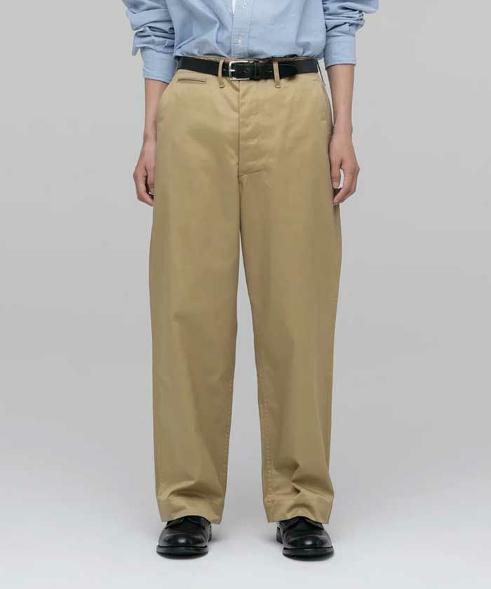 CIOTA＞Weapon Chino Cloth Pants（43 khaki） | MAKES ONLINE STORE