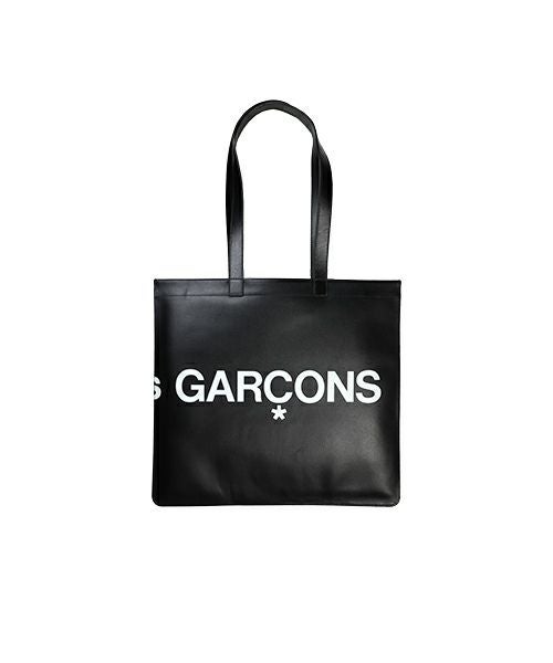 Comme des Garcons hugeロゴ レザートートバッグ WALLET COMME des GARCONS＞HUGE LOGO BAG | MAKES ONLINE STORE