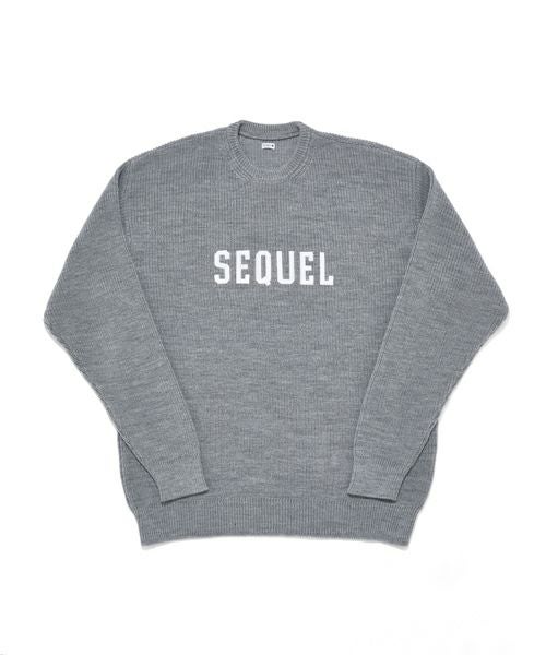 SEQUEL クルーネックニット SQ-23AW-KN-04 SEQUEL＞LOW GAUGE CREW NECK KNIT (SQ-23AW-KN-04) | MAKES ONLINE STORE