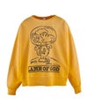 ＜SAINT MICHAEL＞CRW SWEAT/LMB OF GD/YELL