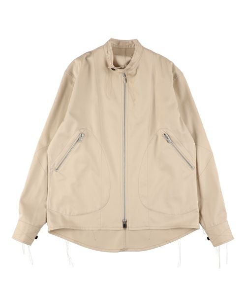 ＜sulvam＞配色ステッチジップアップジャケット