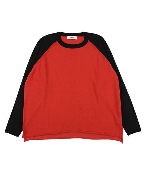 ＜sulvam＞ラグランTニット