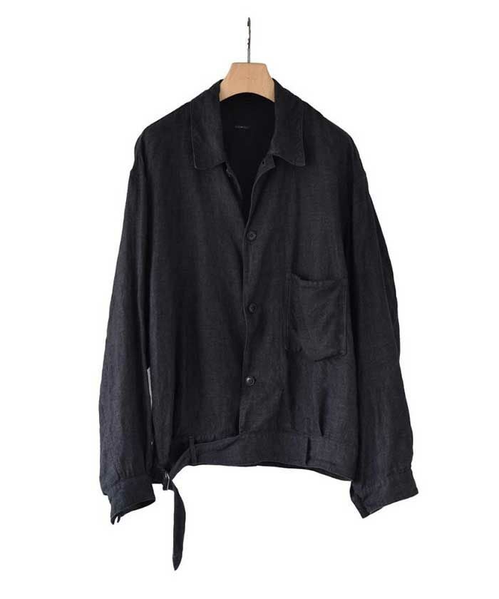 COMOLI＞リネン ベルテッドジャケット(Z01-01010) | MAKES ONLINE STORE