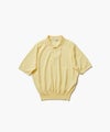 ＜ATON＞RECYCLED FRESCA POLO KNIT