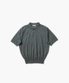＜ATON＞RECYCLED FRESCA POLO KNIT