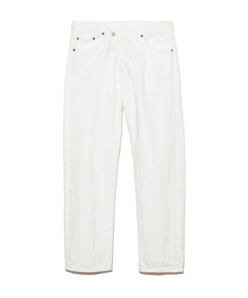 ＜UNUSED＞14oz denim five pockets wide pants