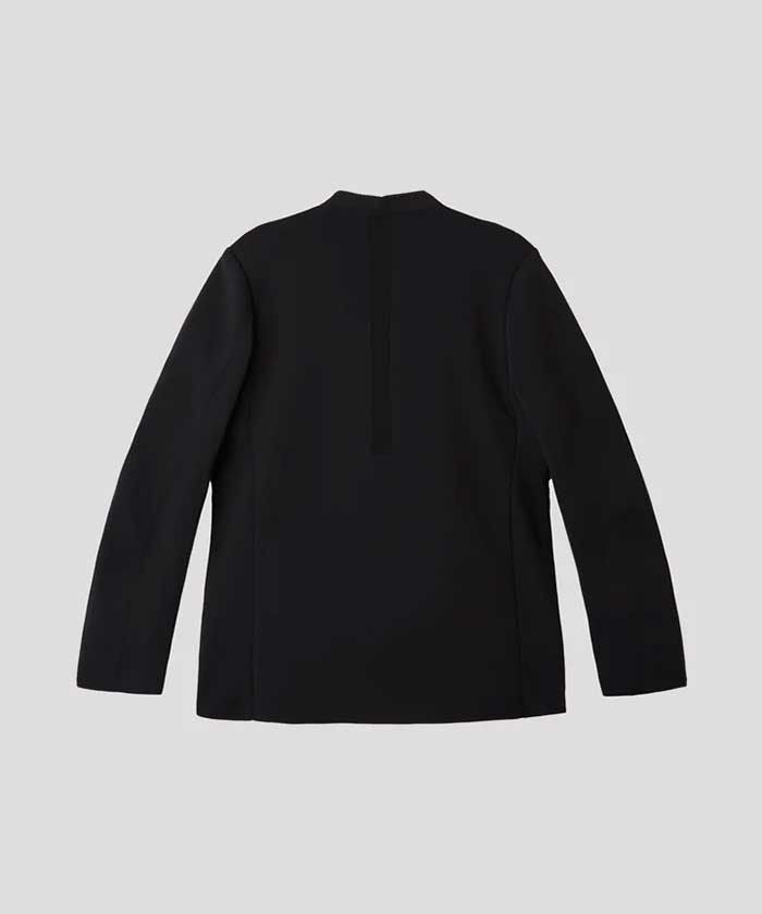 CFCL＞MILAN RIB DOUBLE BREASTED COLLARLESS JACKET | MAKES ONLINE STORE