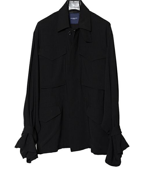 RAINMAKER＞MELANGE TWILL N-SLEEVE MILITARY JACKET | MAKES ONLINE STORE