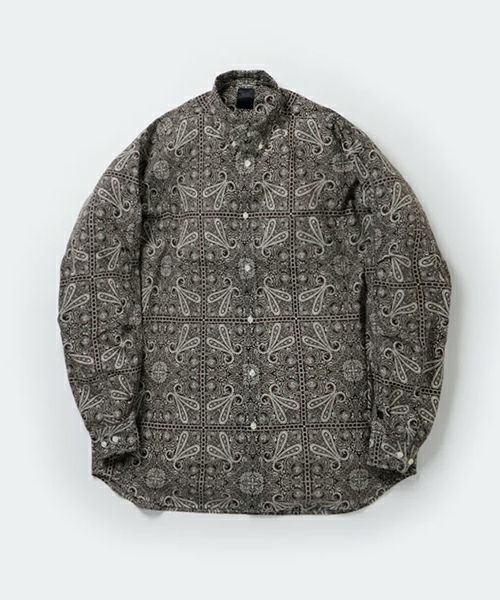 DAIWA PIER39＞TECH BUTTON DOWN L/S SHIRT PAISLEY | MAKES ONLINE STORE