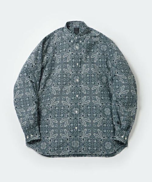 DAIWA PIER39＞TECH BUTTON DOWN L/S SHIRT PAISLEY | MAKES ONLINE STORE