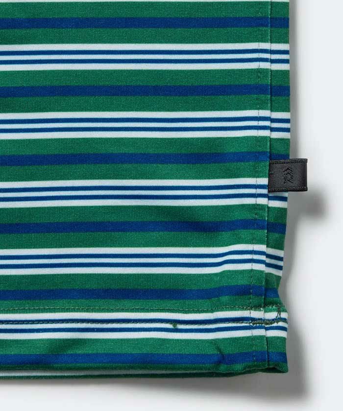 DAIWA PIER39＞TECH DRAWSTRING MULTI BORDER S/S TEE | MAKES ONLINE