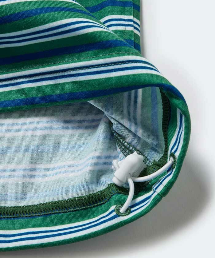 DAIWA PIER39＞TECH DRAWSTRING MULTI BORDER S/S TEE | MAKES ONLINE