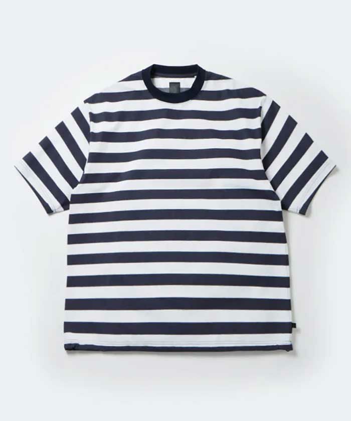 DAIWA PIER39＞TECH DRAWSTRING BORDER S/S TEE | MAKES ONLINE STORE