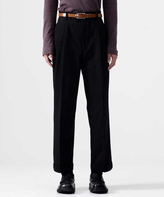 パンツ BED J.W. FORD 24SS Cotton Two-tuck Pants BED J.W. FORD＞Cotton Two-tuck Pants | MAKES ONLINE STORE