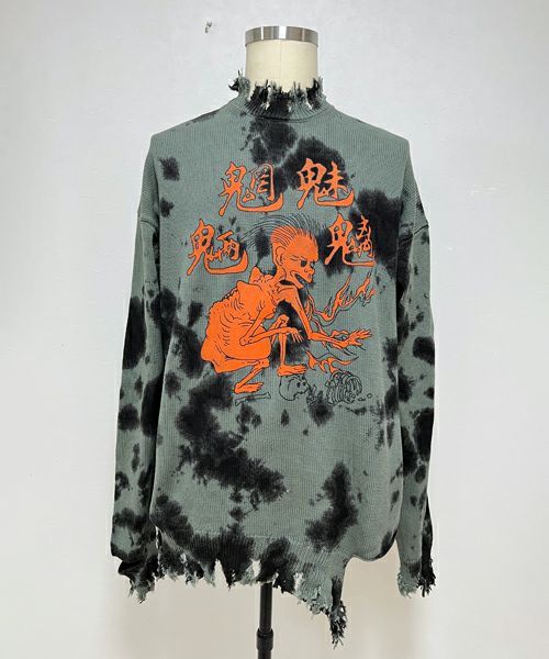 ＜KIDILL＞DESTROY RULLOVER KNIT (KL843)