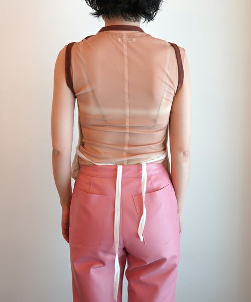 FUMIKA＿UCHIDA＞TRIMMED APRON TEE | MAKES ONLINE STORE