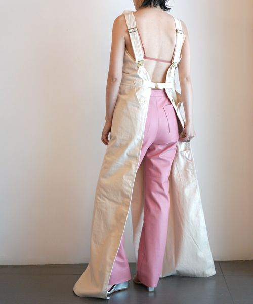 FUMIKA＿UCHIDA＞DENIM OVERALL APRON MIXI DRESS | MAKES ONLINE STORE