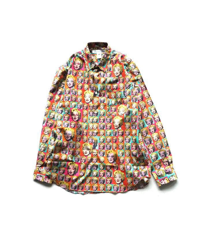 COMMEdesGARCONS SHIRT＞CDG SHIRT×Andy Warhol OVER PRINT SHIRT