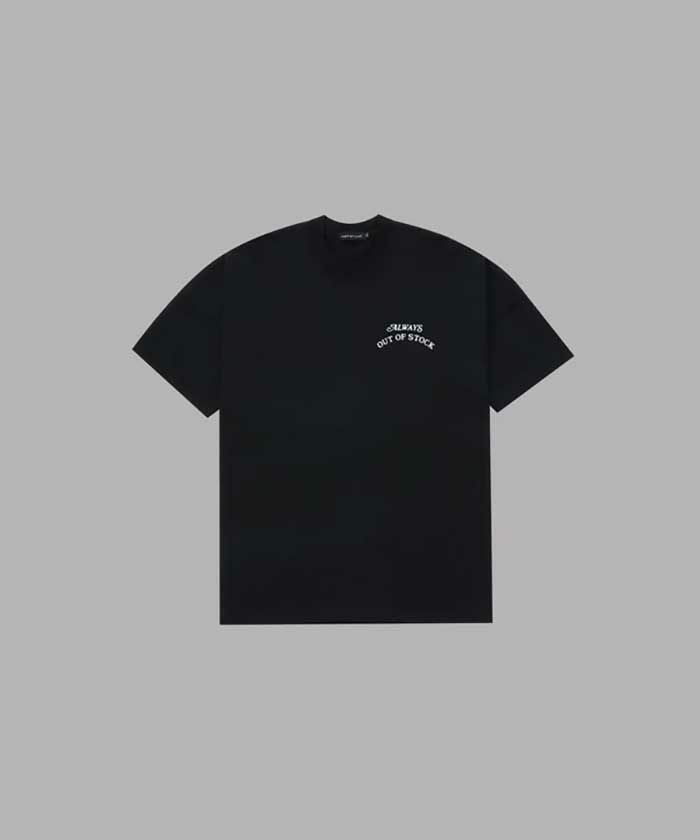 alwaysTシャツ ALWAYS OUT OF STOCK＞JUST CHILLING IT DROP SHOULDER S/S TEE
