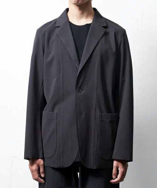 山内　ジャケット 山内＞強撚フリーカットポンチ・テーラードジャケット | MAKES ONLINE