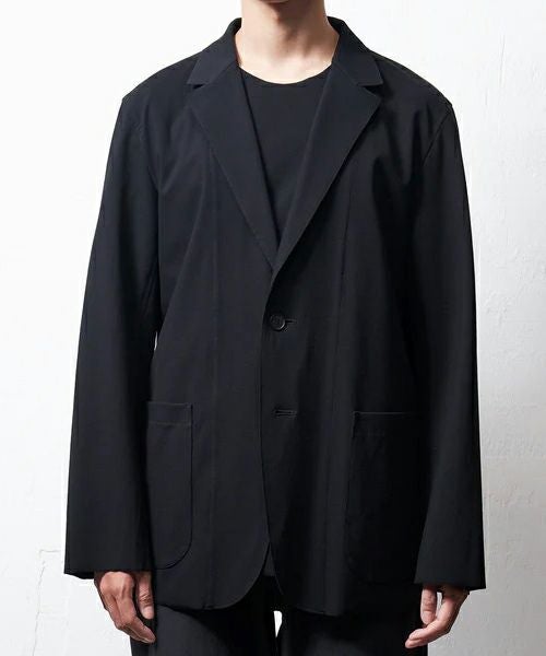 山内＞強撚フリーカットポンチ・テーラードジャケット | MAKES ONLINE