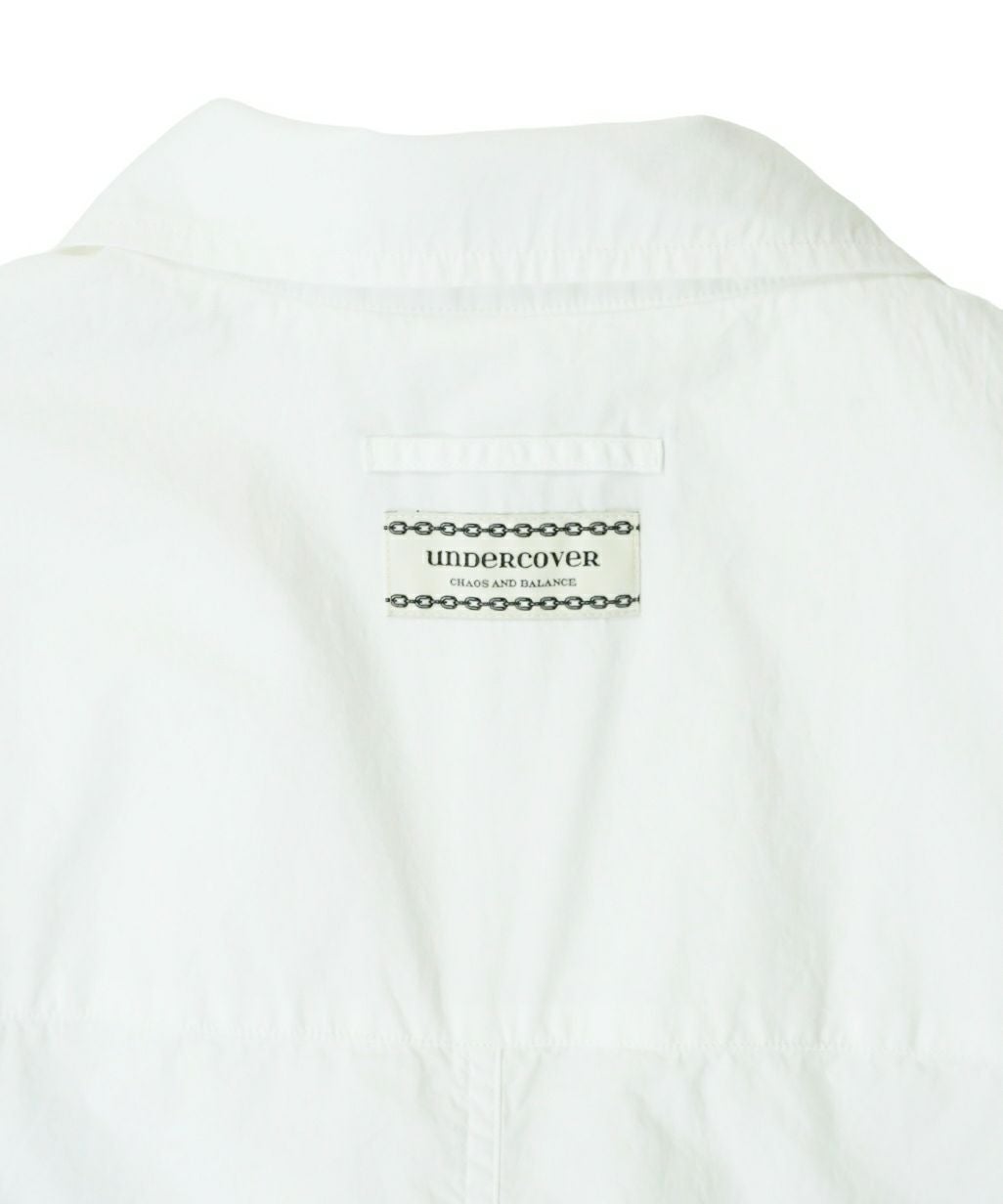 UNDERCOVER＞タイプライターシャツカスタムロングJKT(UC1D4309