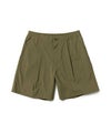 ＜MR.OLIVE＞STRETCH WASHABLE NYLON / ONE TACK SHORTS
