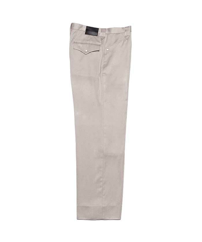 The Letters＞WESTERN WIDE TROUSERS -RAYON GABARDINE- | MAKES