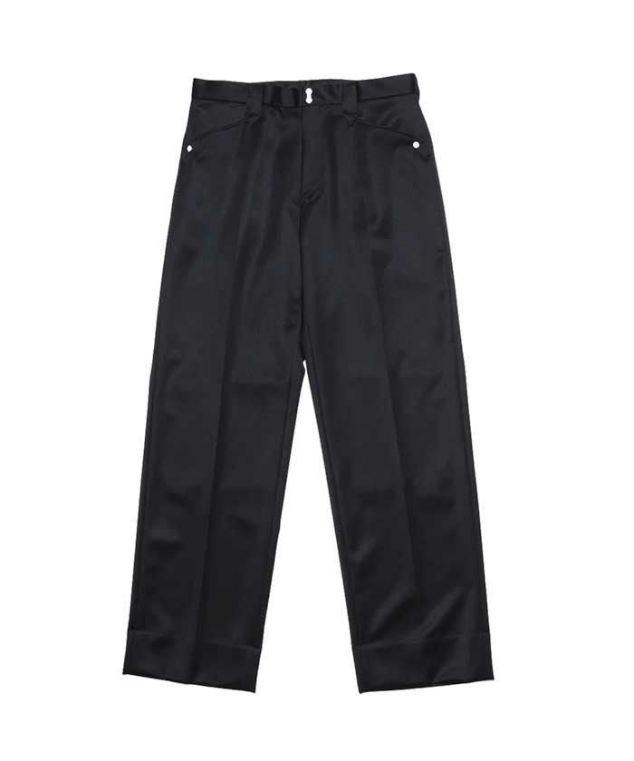 The Letters＞WESTERN WIDE TROUSERS -WOOL SATIN- | MAKES ONLINE STORE