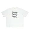 ＜blurhmsROOTSTOCK＞Ivory Black Print Tee WIDE MKS