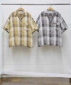 ＜UNUSED＞Check short sleeve shirt