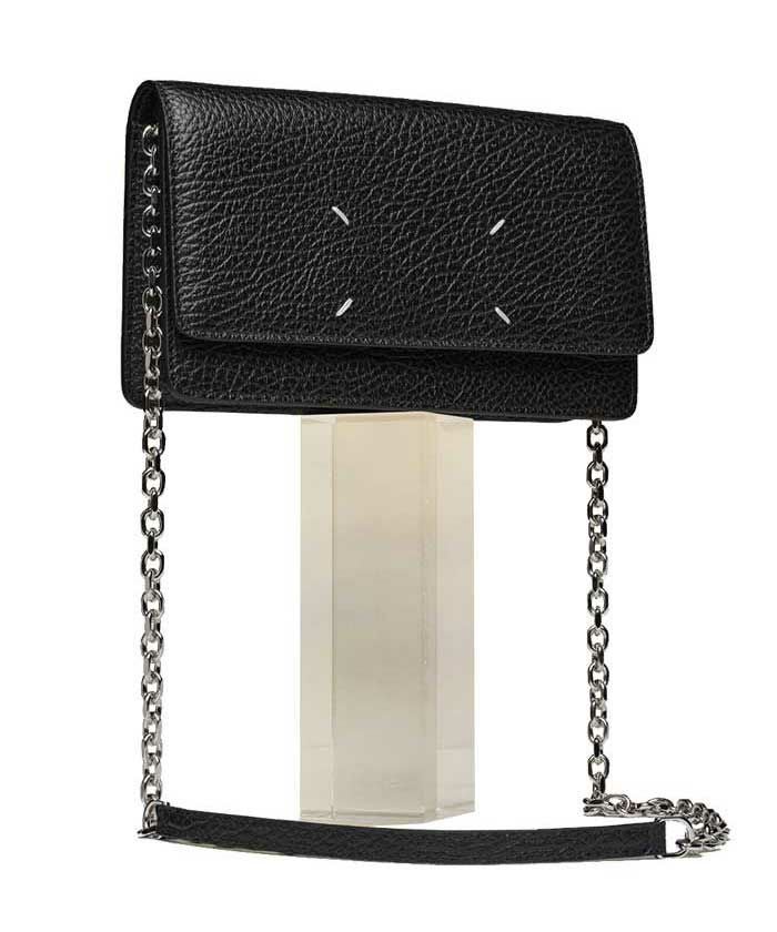 Maison Margiela＞4STITCH CHAIN WALLET(Black) | MAKES ONLINE
