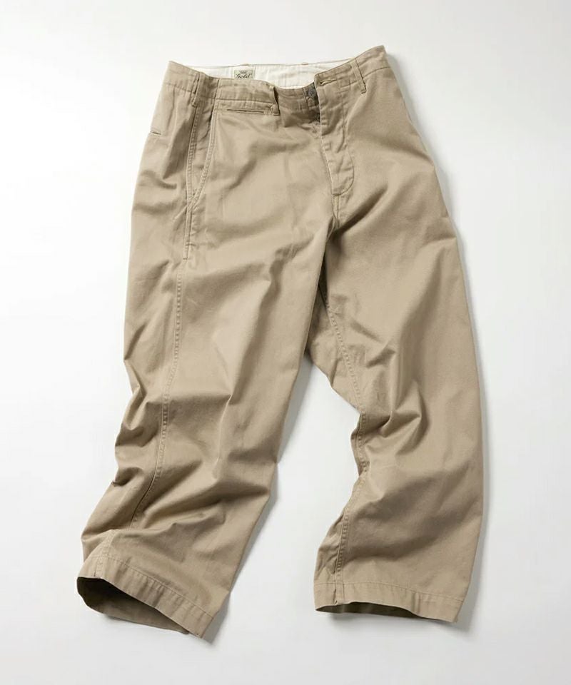 GOLD＞SELVEDGE WEAPON WIDE TROUSERS | MAKES ONLINE STORE