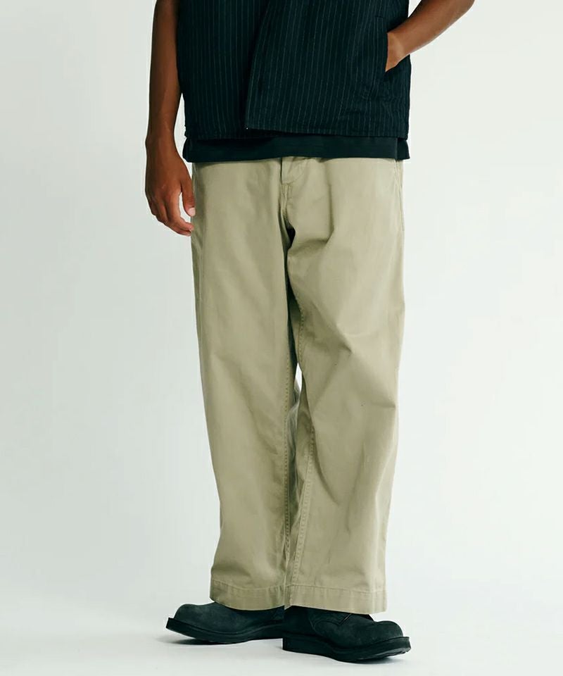 GOLD＞SELVEDGE WEAPON WIDE TROUSERS | MAKES ONLINE STORE