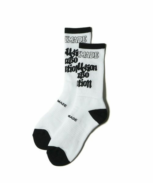 ＜READYMADE＞SOCKS DESTRUCTION/WHT