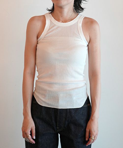 fumika uchidaフミカウチダタンクトップ FUMIKA UCHIDA フミカウチダ タンクトップ M ベージュ 【古着】【中古