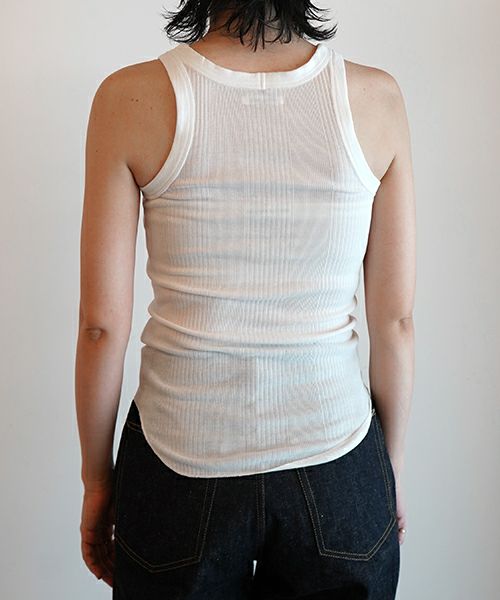 FUMIKA＿UCHIDA＞NEEDLE DRAWING TANKTOP | MAKES ONLINE STORE