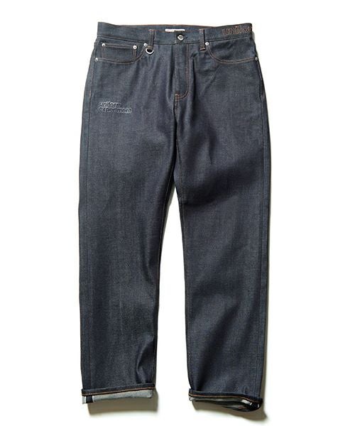 uniform experiment＞RIGID STRETCH DENIM TAPERED PANTS | MAKES