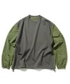 ＜SOPHNET.＞FABRIC MIX L/S CREWNECK TOP