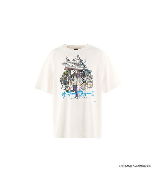 ＜SAINT MICHAEL＞SG_SS TEE/SUMEER WARS/WHT
