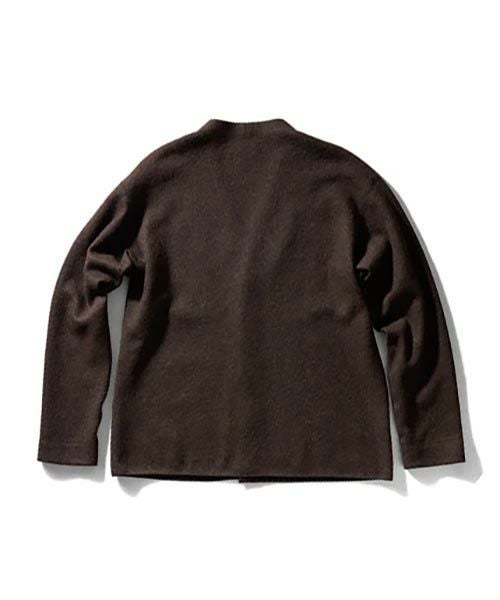 山内＞縮絨アルパカニットカーディガン | MAKES ONLINE STORE