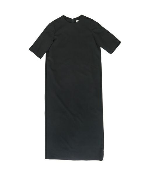 ＜ATON＞HIGH TWIST WOOL LONG SLEEVE DRESS