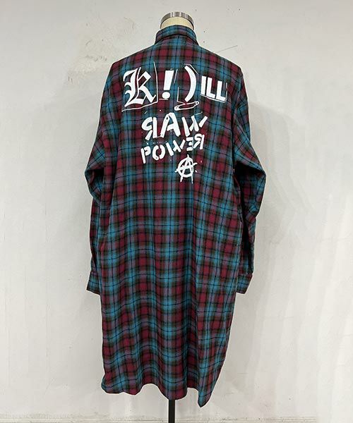 KIDILL＞DESTROY CHECK SHIRT (KL868) | MAKES ONLINE STORE